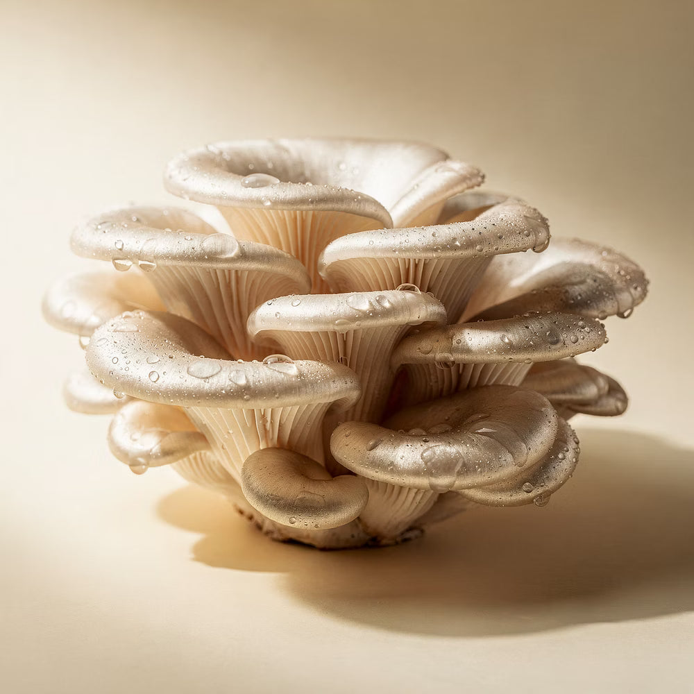 Fresh Pearl Silver Oyster Mushrooms